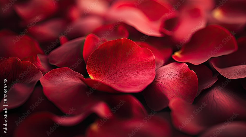 A close-up of rose petals, with their soft, velvety texture and deep red color creating a luxurious, romantic feel. A close-up of rose petals, with their soft, velvety texture and deep red color creating a luxurious, romantic feel.