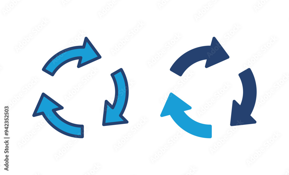 Recycle icon vector. Recycling vector icon. Recycle icon vector. Recycling vector icon.