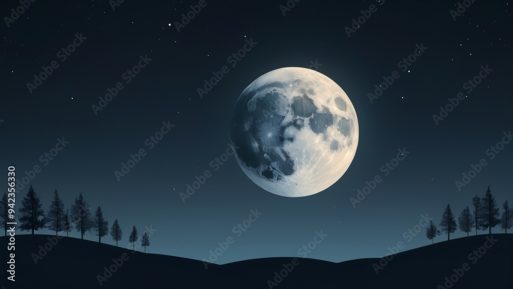 full moon over the mountains full moon over the mountains