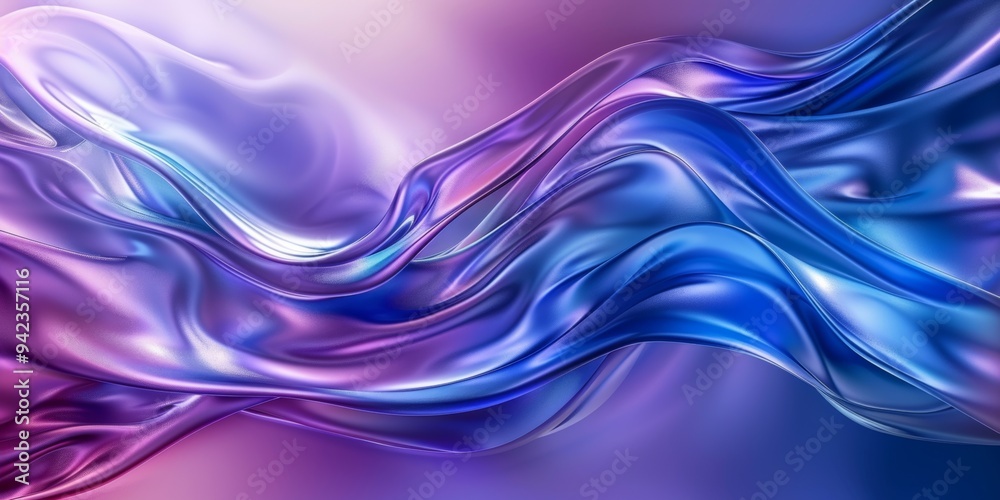 Abstract flowing color wave in blue and purple with smooth texture and dynamic motion artistic background wallpaper creative design concept Abstract flowing color wave in blue and purple with smooth texture and dynamic motion artistic background wallpaper creative design concept