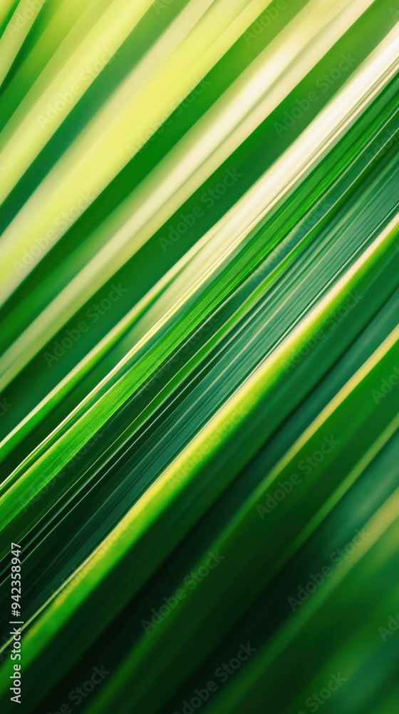A vibrant close-up of green leaves, representing the concept of green energy and sustainability through nature's power and growth.
