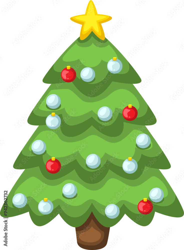 Christmas Illustration Santa And Snow Man Decoration Christmas Illustration Santa And Snow Man Decoration
