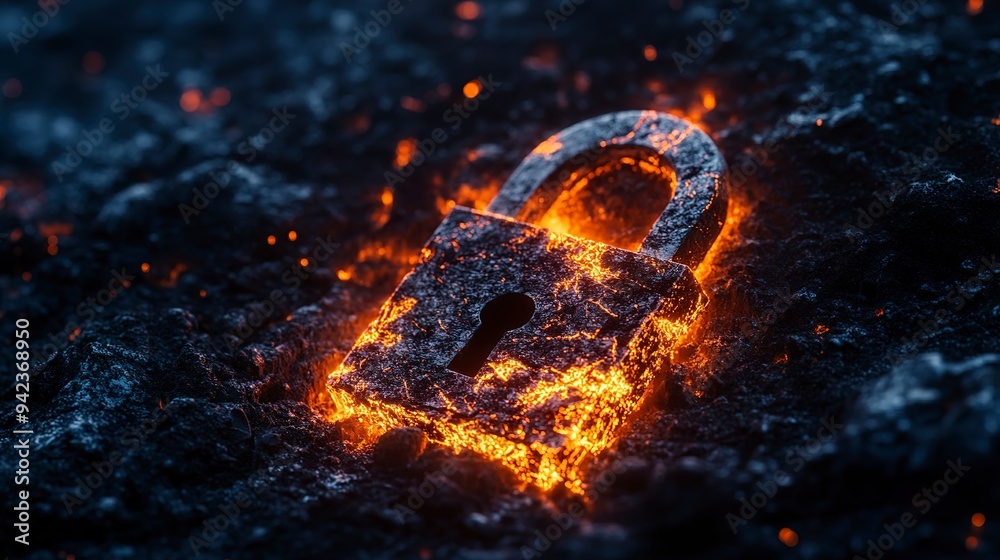 Molten Metal Lock Breaking in Cybersecurity Context
