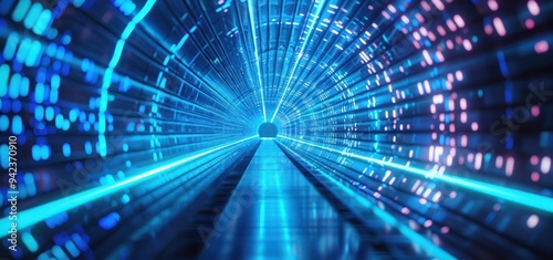 Abstract Tunnel of Light