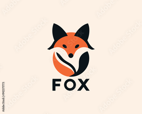 Obraz na plátně red fox cartoon