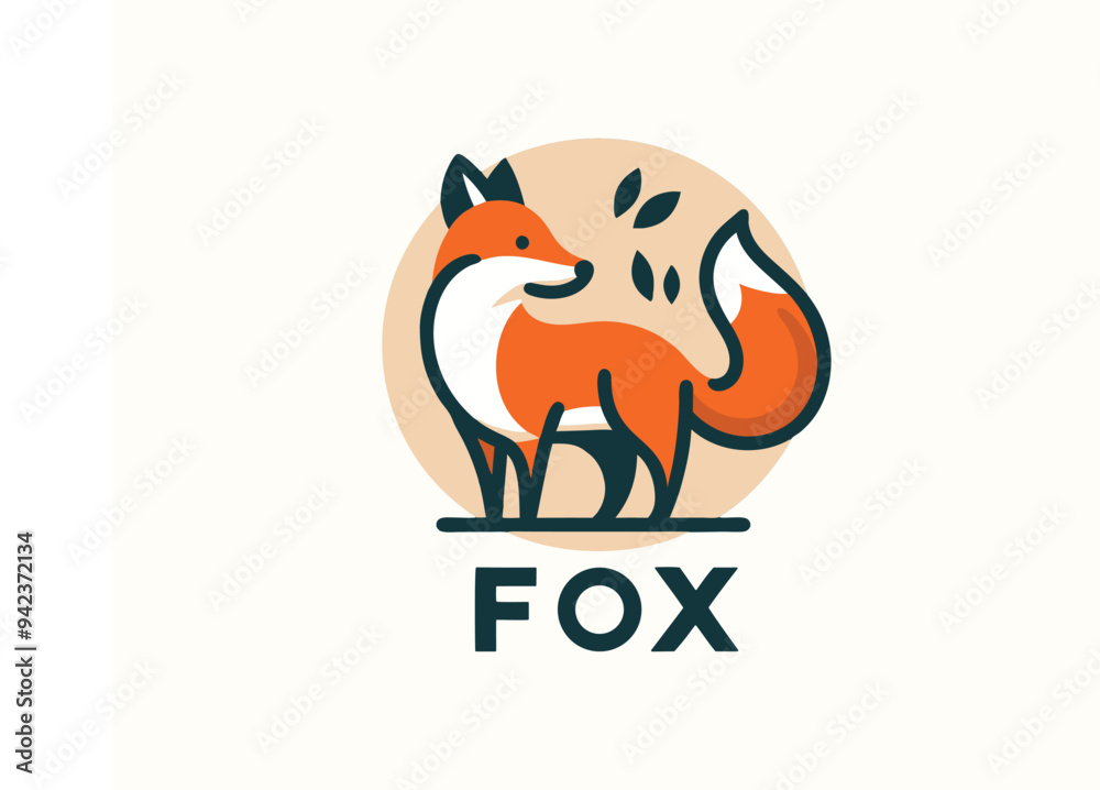 fox and dog logo icon vector fox and dog logo icon vector