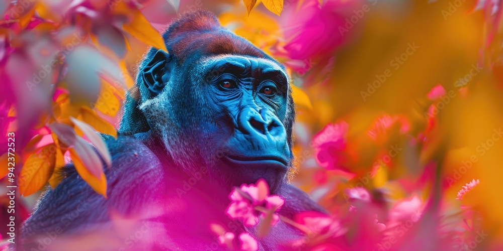 A Mighty Gorilla Roaming Around A Mighty Gorilla Roaming Around