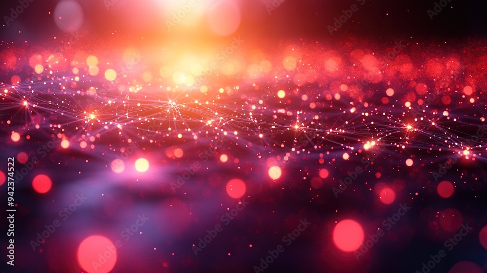 A complex web of connections showcases an abstract digital network illustration. A complex web of connections showcases an abstract digital network illustration.