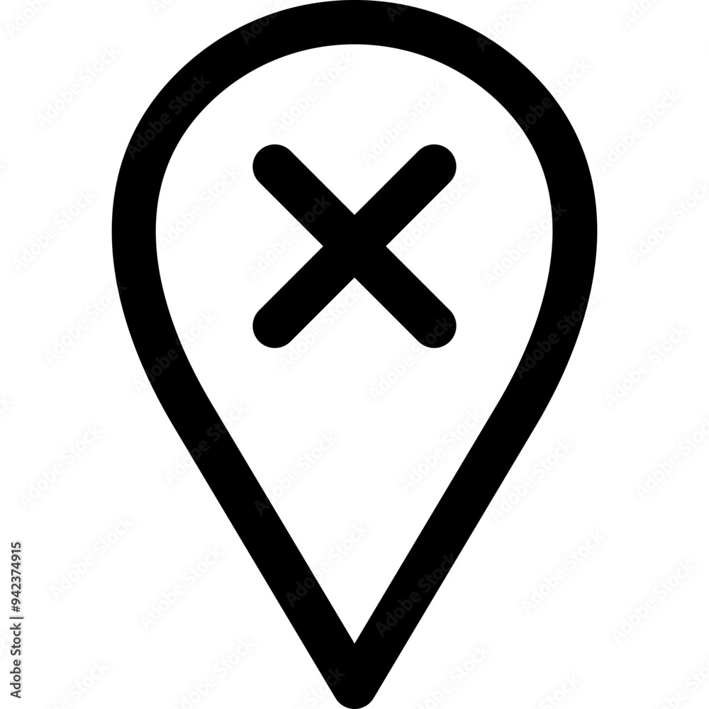 Obraz premium Cross Icon