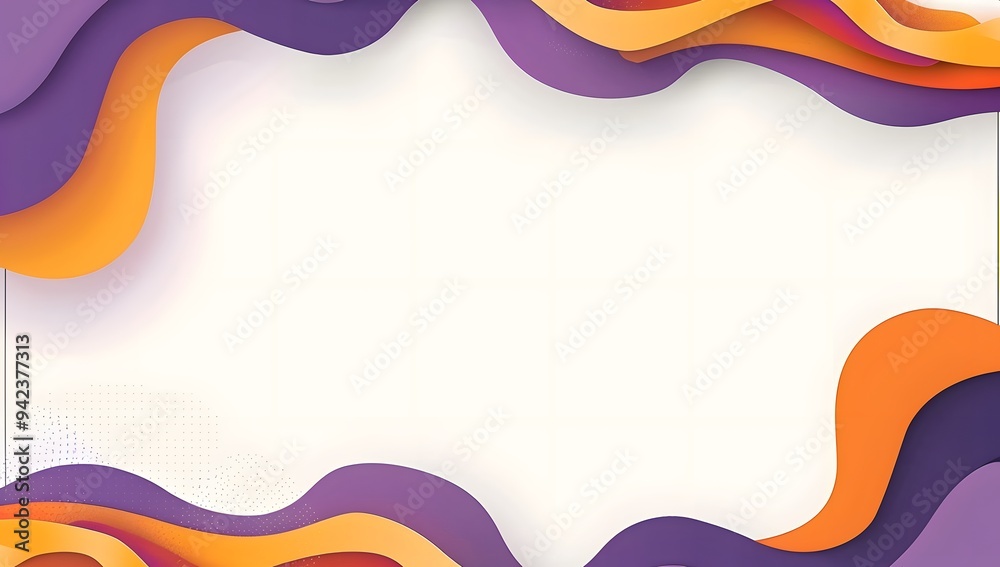 purple and yellow simple border on white background, simple graphic design, 2d flat style, minimalistic design, simple shapes, purple and orange color palette, purple and yellow simple border on white background, simple graphic design, 2d flat style, minimalistic design, simple shapes, purple and orange color palette,