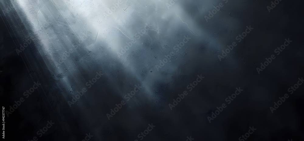 Black background with light beams, grainy texture, blurred, banner, high resolution, copy space for text, high quality. The image has a black background with light beams Black background with light beams, grainy texture, blurred, banner, high resolution, copy space for text, high quality. The image has a black background with light beams