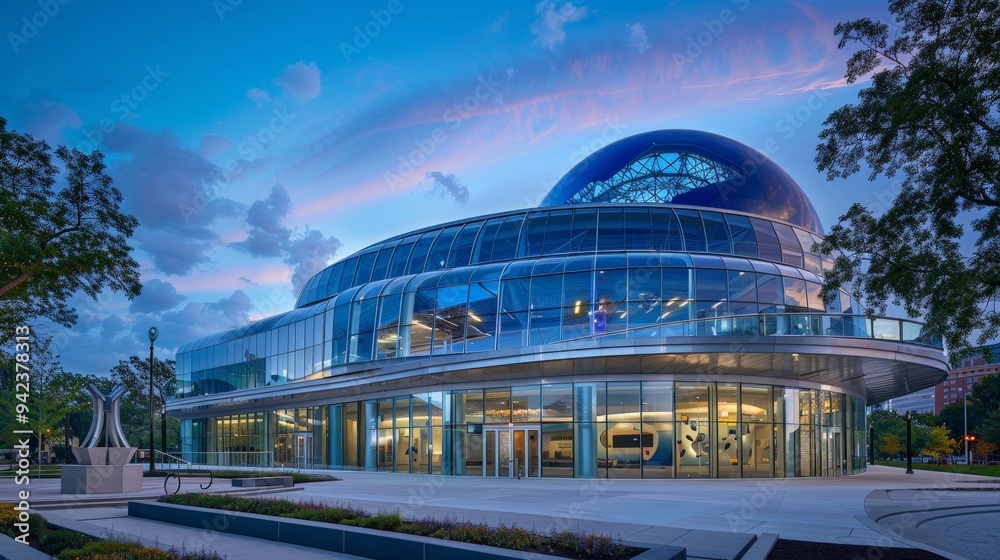 The iconic science center, a hub of innovation and discovery, inspiring future generations. The iconic science center, a hub of innovation and discovery, inspiring future generations.