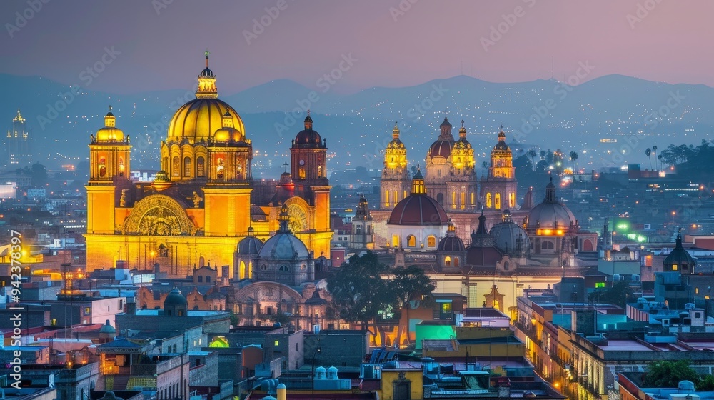 Obraz premium The main cathedral, an architectural masterpiece and a significant icon of the city's religious heritage.