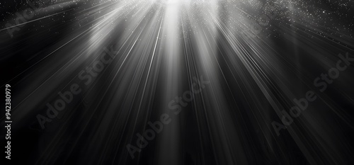 Dark grey gradient background with light rays of spotlight, in a high resolution style.