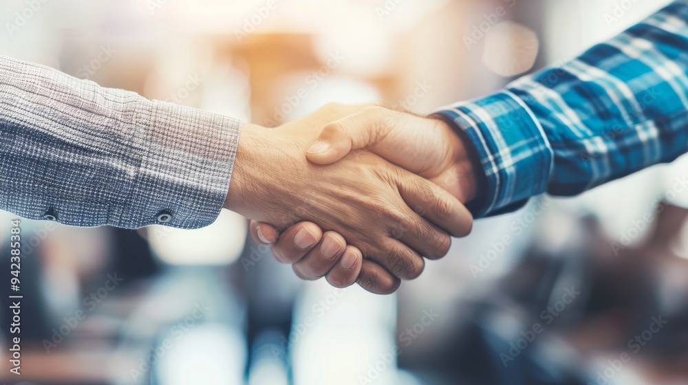 Businessmen making handshake with partner, greeting, dealing, merger and acquisition, business joint venture concept, for business, finance and investment background, teamwork and successful business Businessmen making handshake with partner, greeting, dealing, merger and acquisition, business joint venture concept, for business, finance and investment background, teamwork and successful business