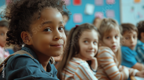 children in classroom