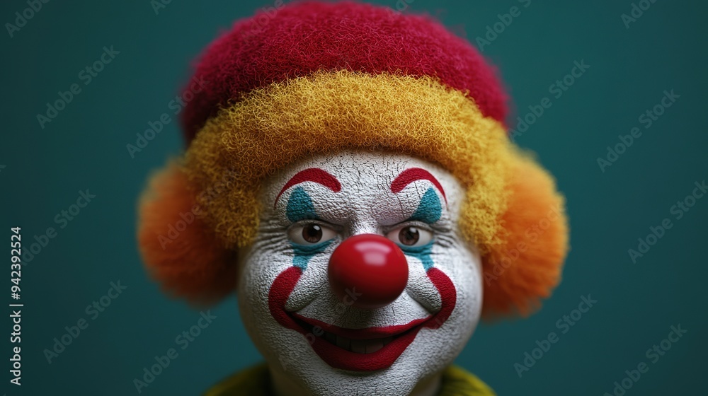 Clown Hat Icon: A Playful and Vibrant Illustration Representing a Classic Colorful Clown Hat with Pom-Poms, Ideal for Festive and Entertainment-Themed Designs Clown Hat Icon: A Playful and Vibrant Illustration Representing a Classic Colorful Clown Hat with Pom-Poms, Ideal for Festive and Entertainment-Themed Designs