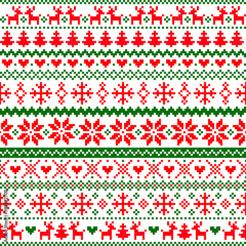 Christmas pattern vector illustration. Red background vector. Download Christmas wallpaper. High quality EPS vector and high resolution images for clothing patterns and decorations. Holiday season. 

