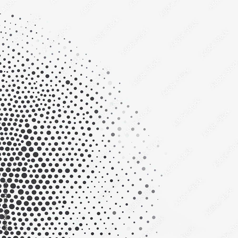 A gray-scale halftone pattern fades to white at the right.
A gray-scale halftone pattern fades to white at the right.