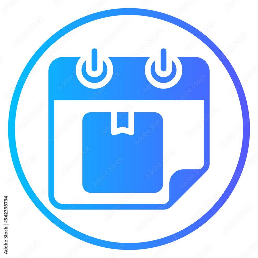 Obraz premium press day gradient icon