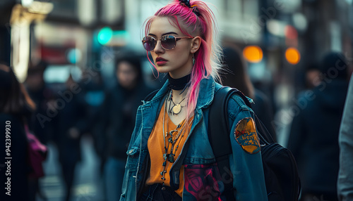 street fashion model