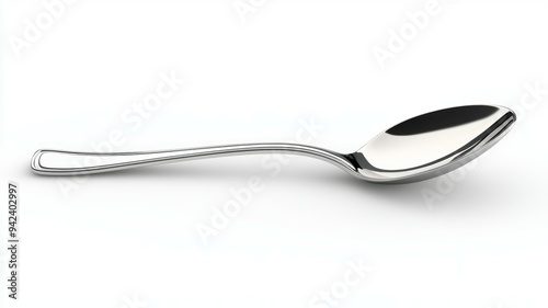 A spoon is shown on a white background