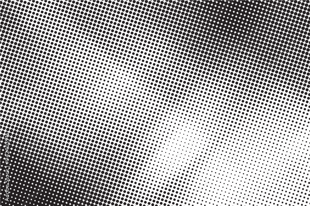 Black and white halftone pattern with background template Black and white halftone pattern with background template