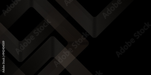 abstract technology communication concept vector background. black vector abstract banner with shape shiny lines with Technology grid wave decorative background for advertising banner.