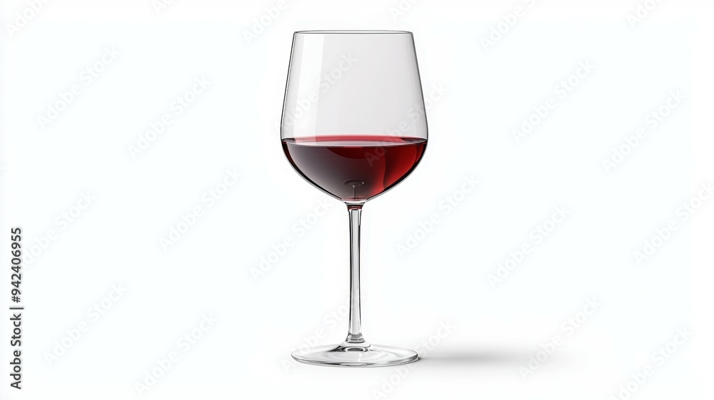 A wine glass is filled with red wine A wine glass is filled with red wine