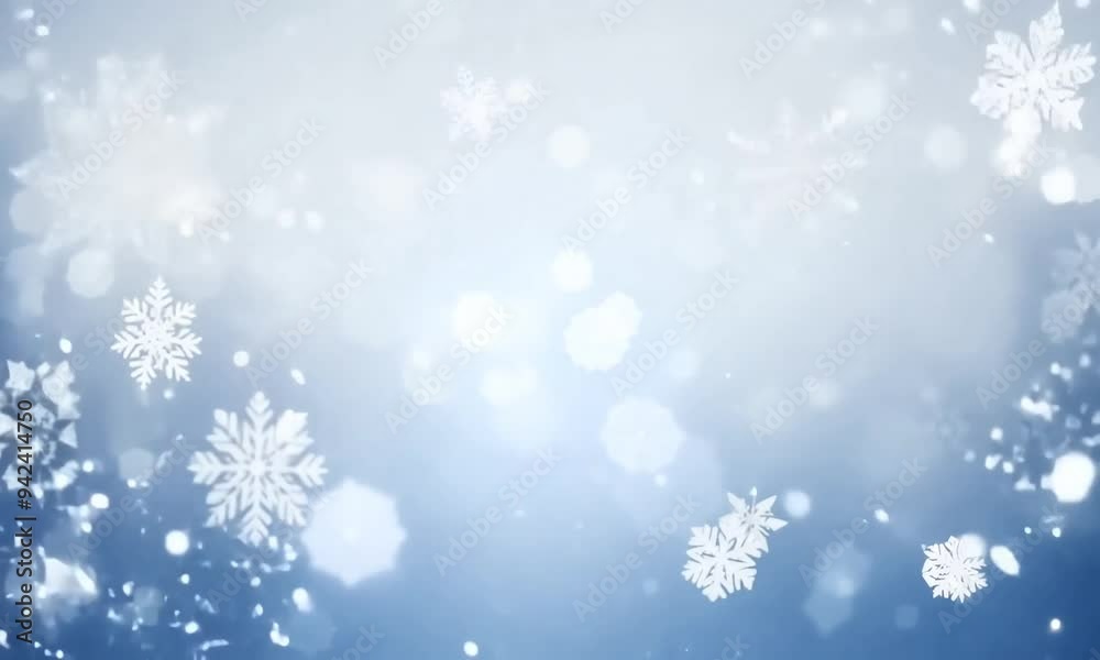 Enchanted winter wonderland: A serene snowfall captures the magic of the season in a peaceful blue backdrop with glistening snowflakes dancing gracefully. Generative AI Enchanted winter wonderland: A serene snowfall captures the magic of the season in a peaceful blue backdrop with glistening snowflakes dancing gracefully. Generative AI