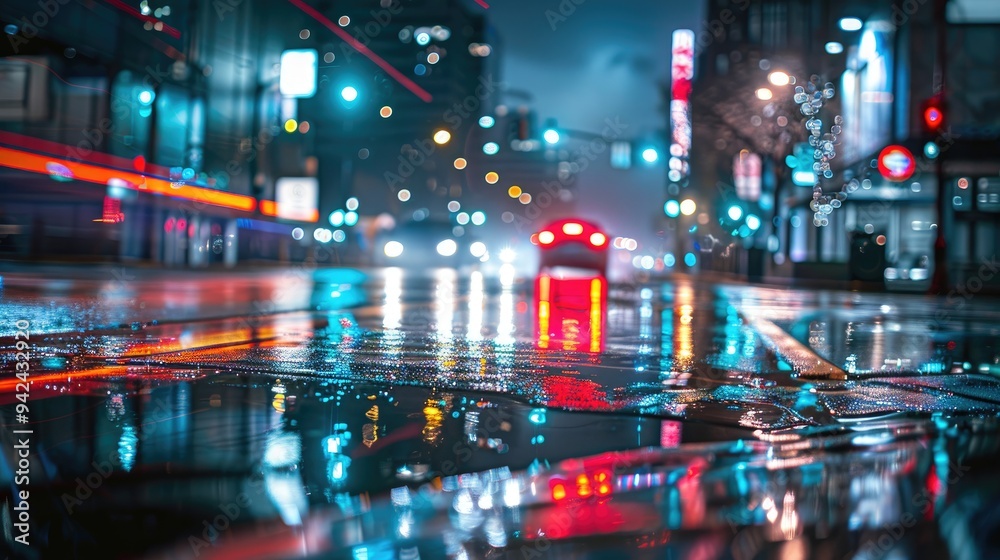 Photographing night lights with a camera Photographing night lights with a camera
