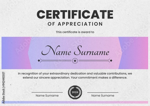 award certificate template design, Certificate of Appreciation template, Certificate of achievement, awards diploma. day 169