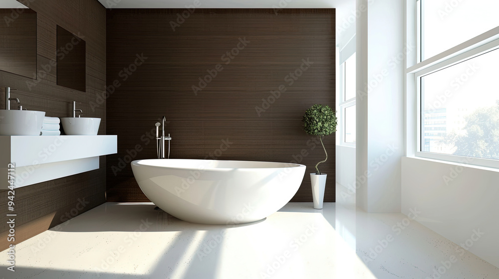 Minimalist bathroom sink made of marble Minimalist bathroom sink made of marble