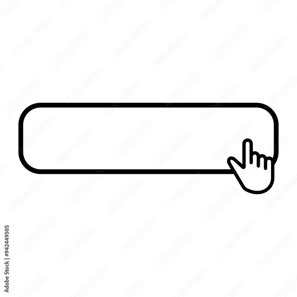Blank Subscribe Button Push Icon, Simple Icon Vector Design, best used for presentation, application, web and banner Blank Subscribe Button Push Icon, Simple Icon Vector Design, best used for presentation, application, web and banner
