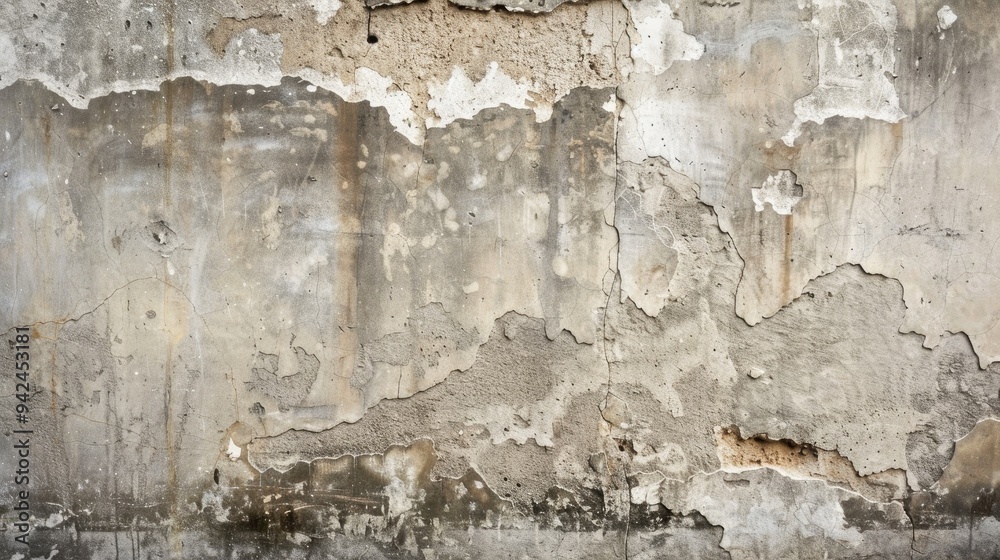 Plastered concrete wall Plastered concrete wall