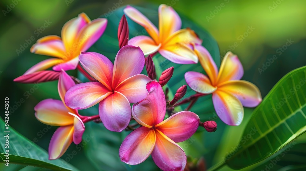 Plumeria is favored for its vibrant flowers in various colors