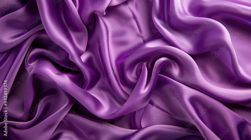 Obraz premium Purple cloth backdrop for design projects