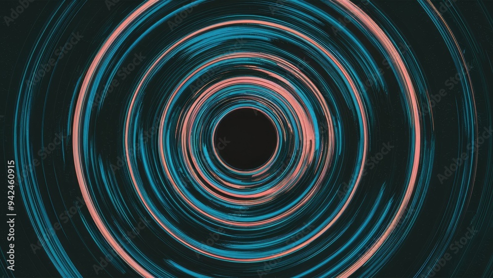 Abstract circular motion background with vibrant swirling colors. Twisting tunnel design element for creative projects. Abstract circular motion background with vibrant swirling colors. Twisting tunnel design element for creative projects.