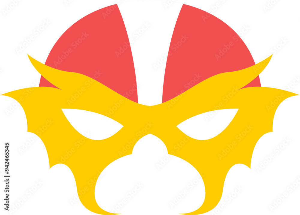 Superhero Mask Illustration Superhero Mask Illustration