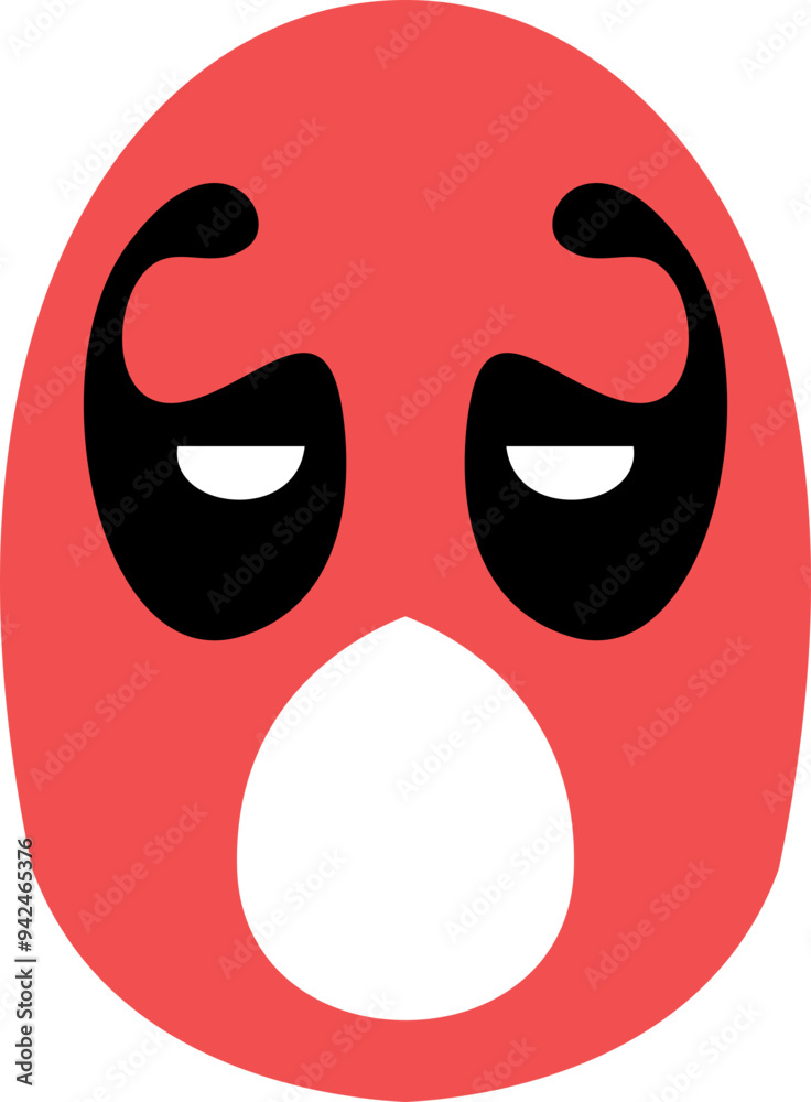 Superhero Mask Illustration Superhero Mask Illustration