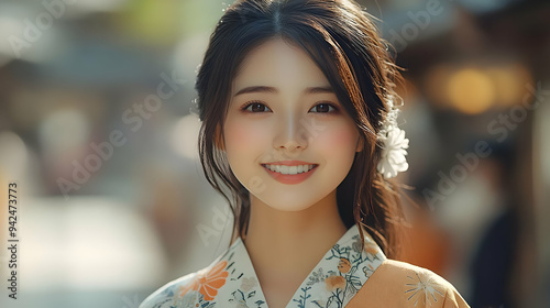 A young woman in a traditio...