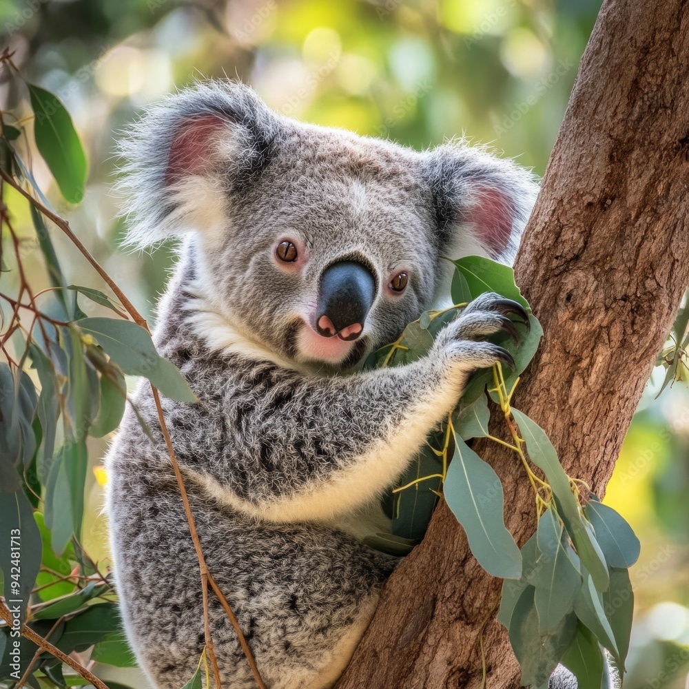 Fototapeta premium koala in tree