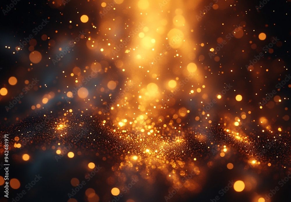 Fototapeta premium artifact effect gold natural beam ray sun bright flare burst background abstract light aesthetic blank space lens 