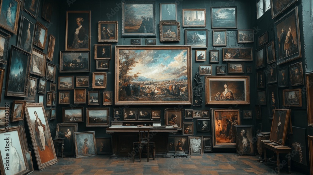 Obraz premium Art Gallery Wall.