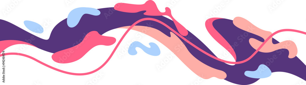 Abstract Pattern of Liquid Blob Abstract Pattern of Liquid Blob