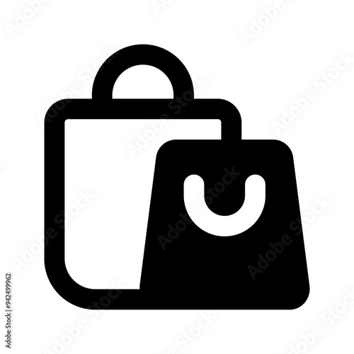 online shop Glyph icon