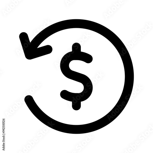 refund Glyph icon