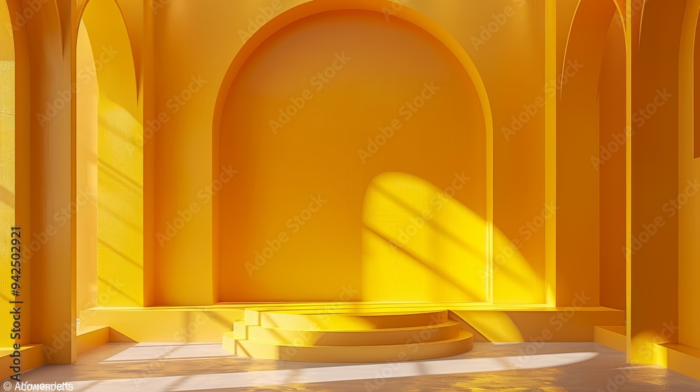 3D podium for product display and promotion 3D podium for product display and promotion