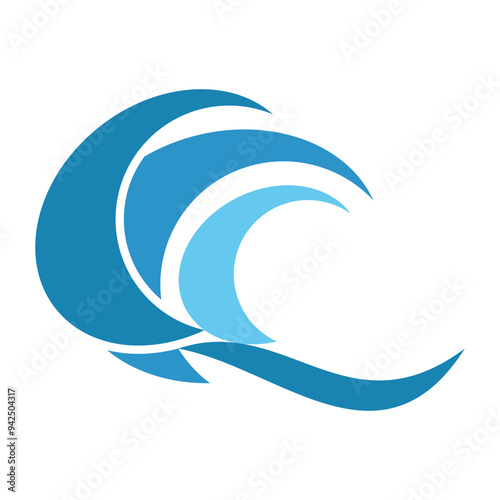 Water Logo Vector Template Icon