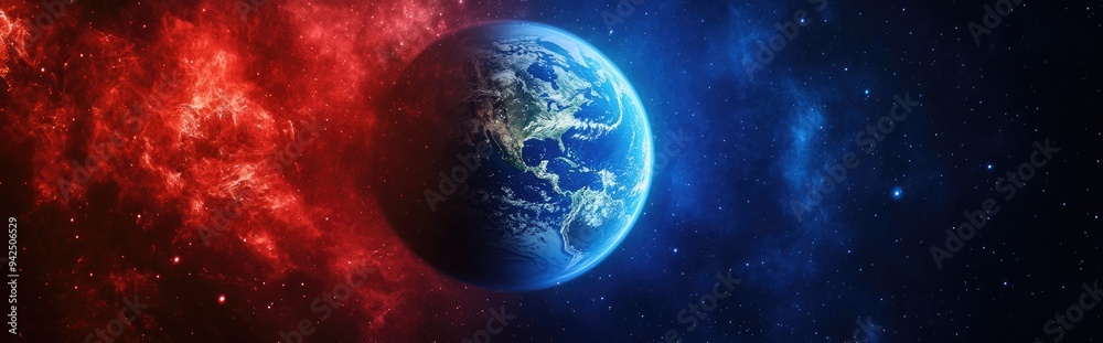 Cartoon 3D rendering of an abstract collage featuring the Earth in outer space Blue marble wallpaper Our home Cartoon 3D rendering of an abstract collage featuring the Earth in outer space Blue marble wallpaper Our home